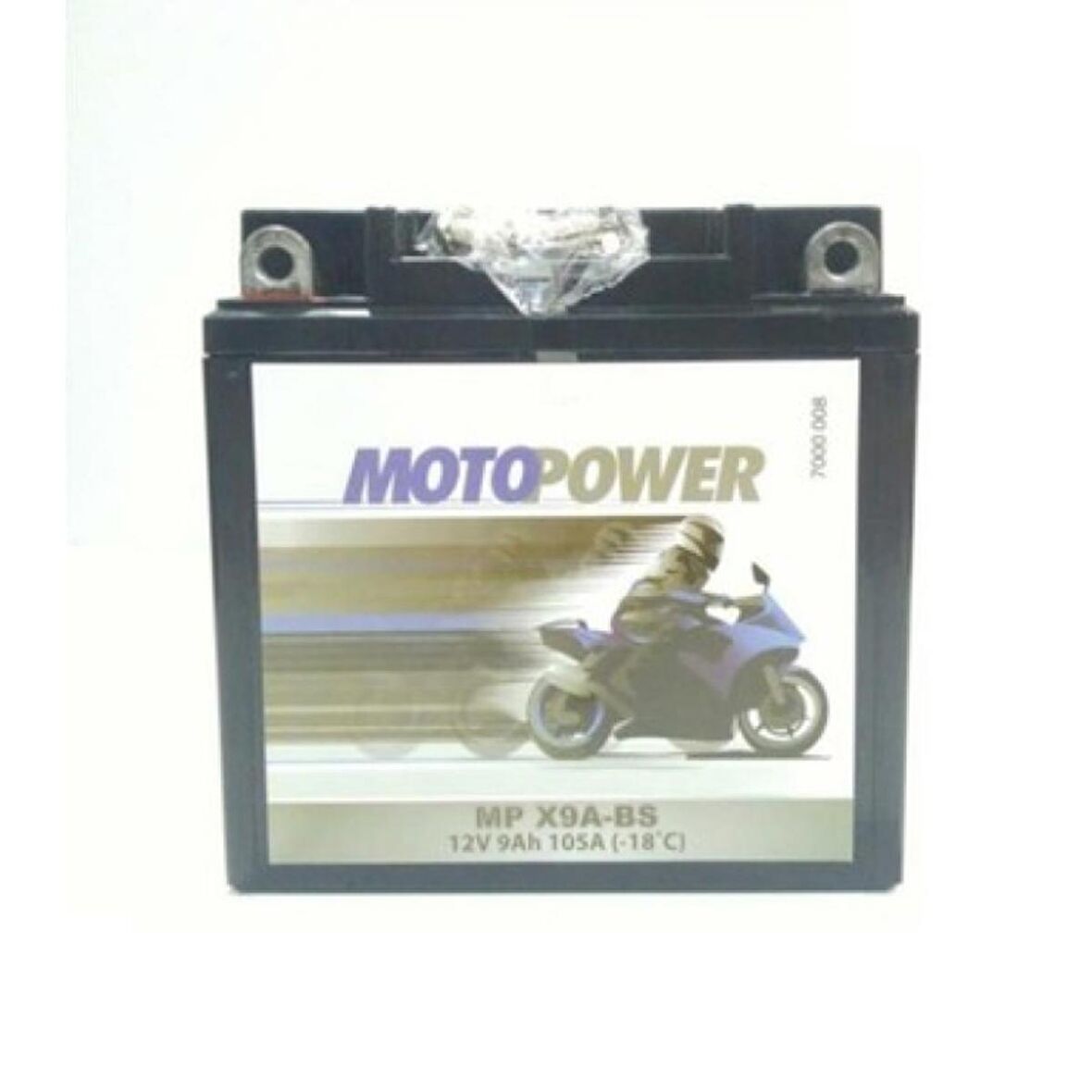 HSGL MOTORSİKLET AKÜ 12V 9AH 105A-BS BATARYA MOTOPOWER 12V9Ah 