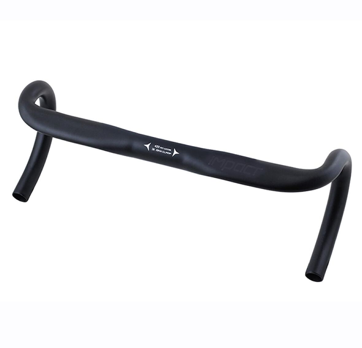 Hsgl Bisiklet  Alüminyum Yol Yarış Gidon Siyah Aero 31.8 Genişlik 420 mm GDN501