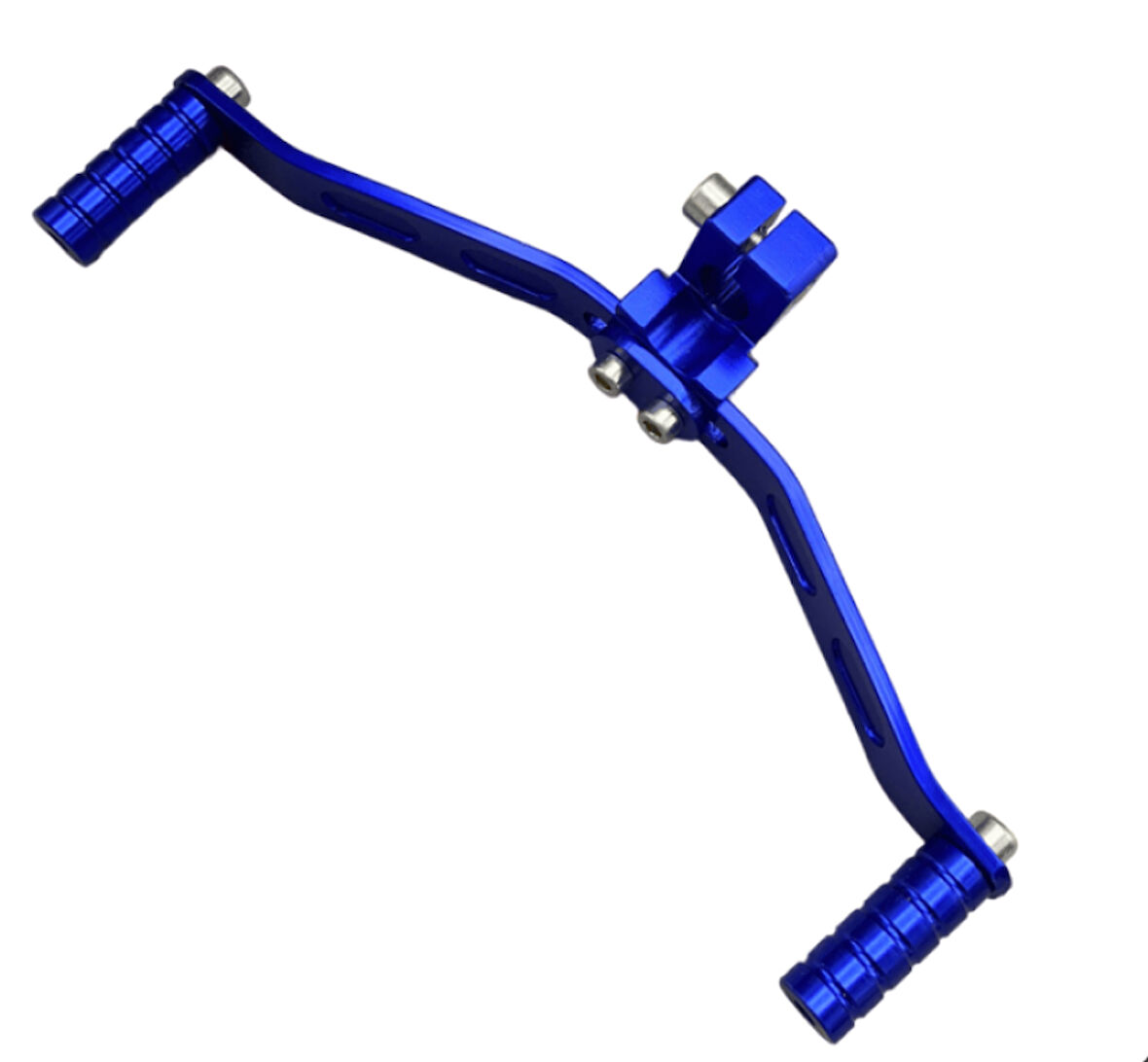 Motorsiklet cg  Alüminyum alaşımlı Mavi çift vites kollu motosiklet modifikasyonu  motorsiklet yedek parça aksesuar