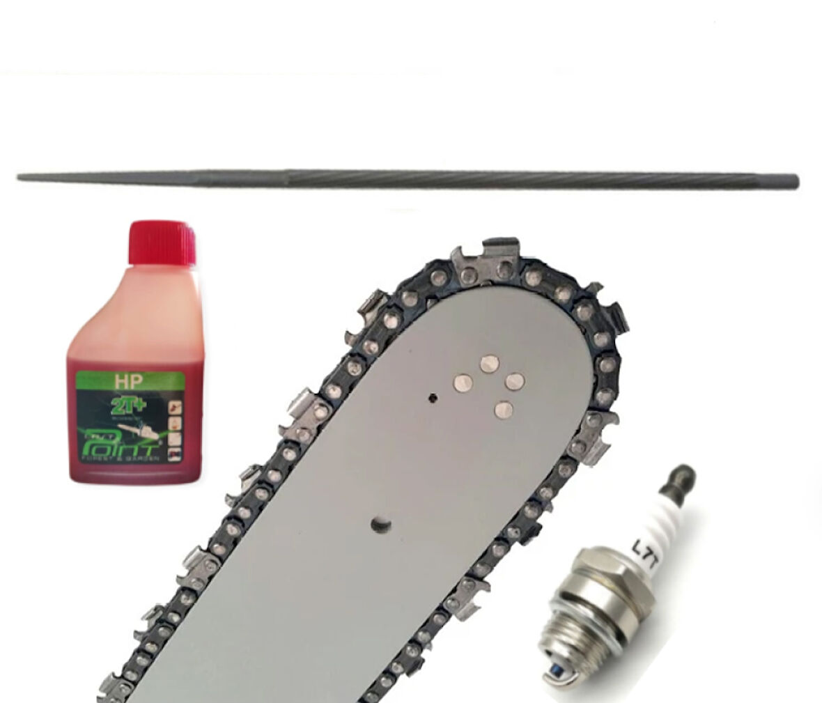 Hsgl Motorlu Testere Homalite Uyumlu 3/25 33 Diş Kılavuz 2T yağ Buji Eğe Set Homalite 250 252 290 300 340c 385 Modellere uyumlu