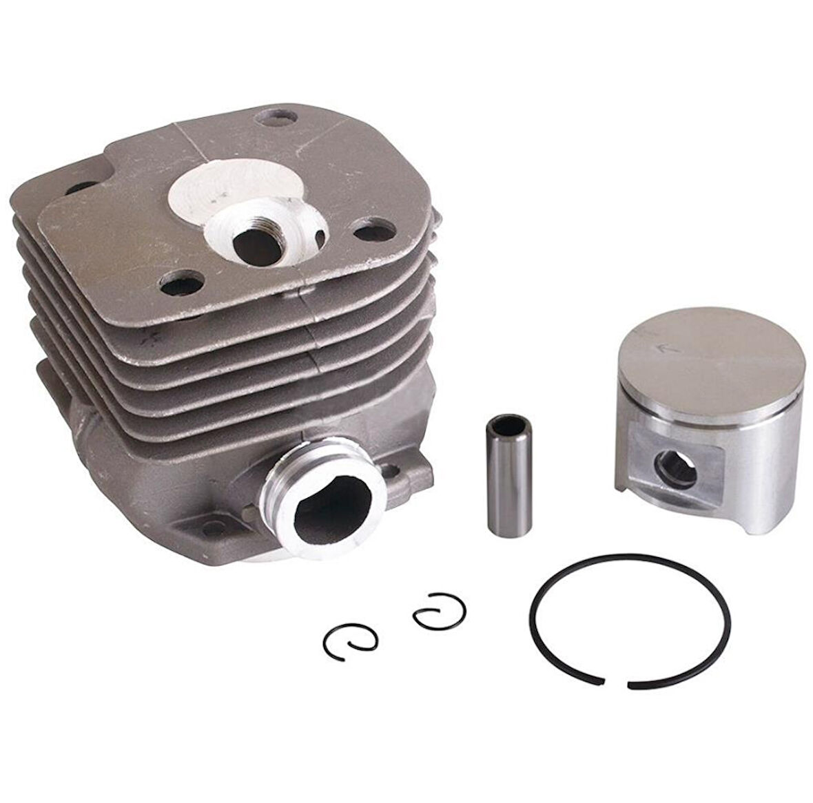 HSGL Husqvarna 365 Uyumlu 48mm Silindir Piston Seti  Yeni Model Yuvarlak Boğaz