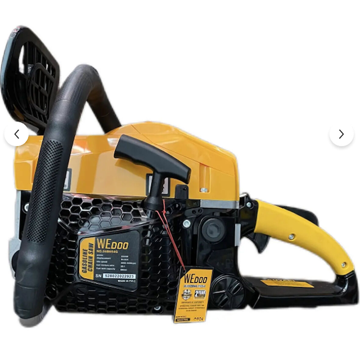 HSGL Motorlu Testere Wedo CS581U  Güçlü Ağaç Motoru  Yüksek Performanslı Benzinli Motorlu Testere