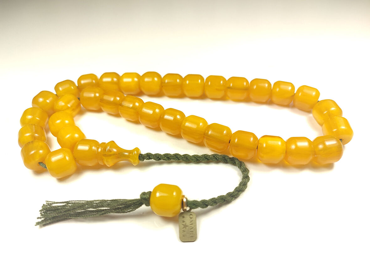 Osama Omari Usta Eseri 50 Yaşında İmame Oturtma Havşalı Alman Faturan Tesbih Sertifikalı 6062