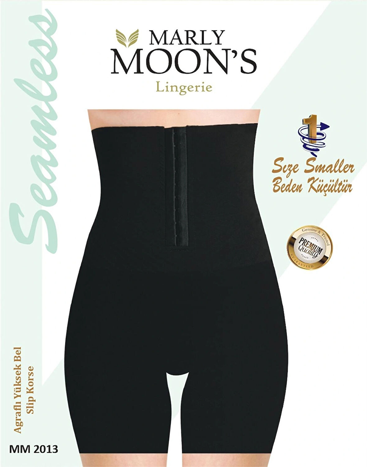 Premium Kadın Yüksek Bel Diz Üstü Korse – Agraflı, Toparlayıcı Ve Vücut Inceltici Etkili