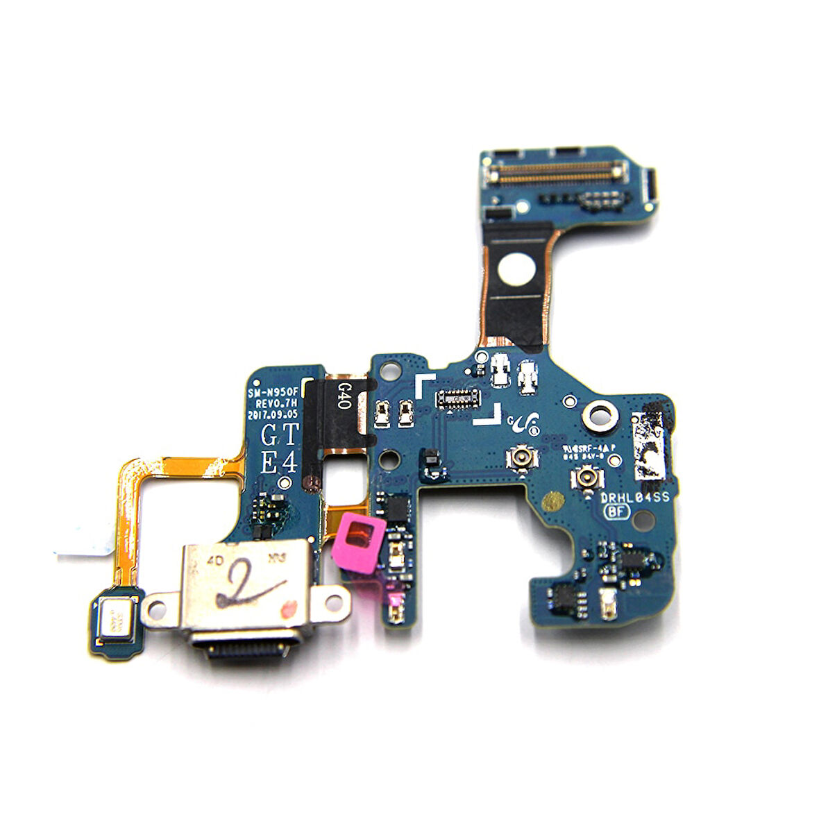 Ceporjin Samsung Note 8 N950 Şarj USB Mikrofon Kartı Soketi Bordu Çıkma Orijinal