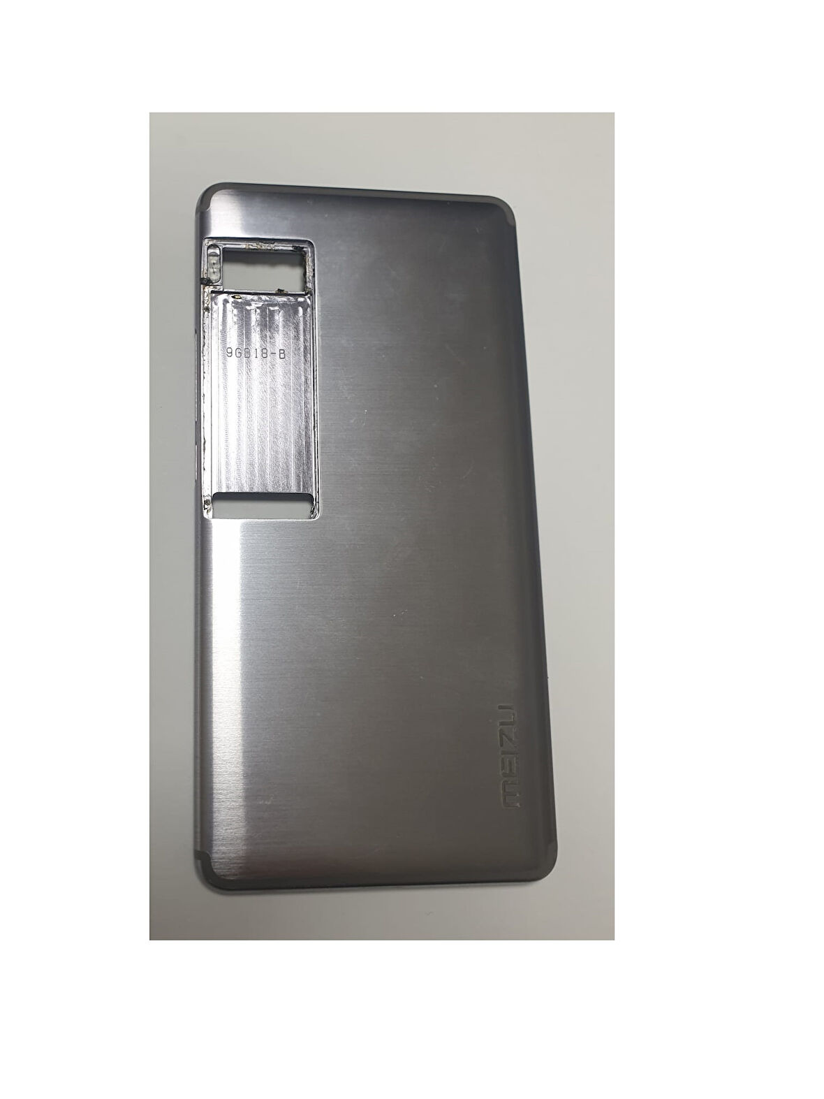 Ceporjin Meizu PRO 7 Plus Arka Kapak Kasa Pil Kapağı Gri Çıkma Orijinal