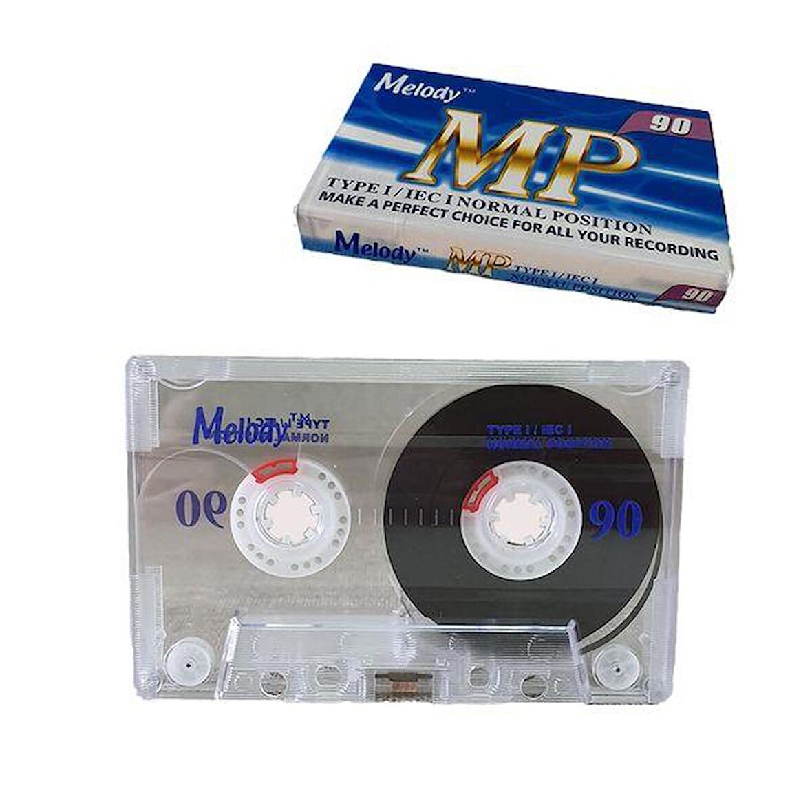 Melody Boş Kaset 90lık - MP Ses Kayıt Kaseti - Teyp Kaseti 