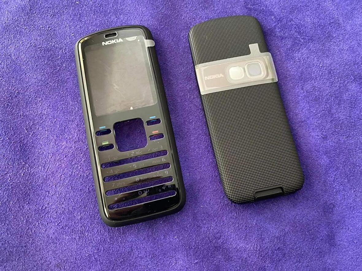 Nokia 6080 Ön Arka Kapak (Tuşsuz) - 6080 Kapak