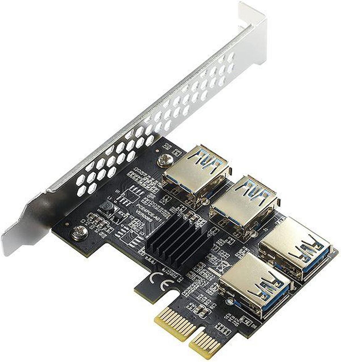 PCE4PCE-A01 VER006S PCI-E USB Genişletme Kartı 1 Adet