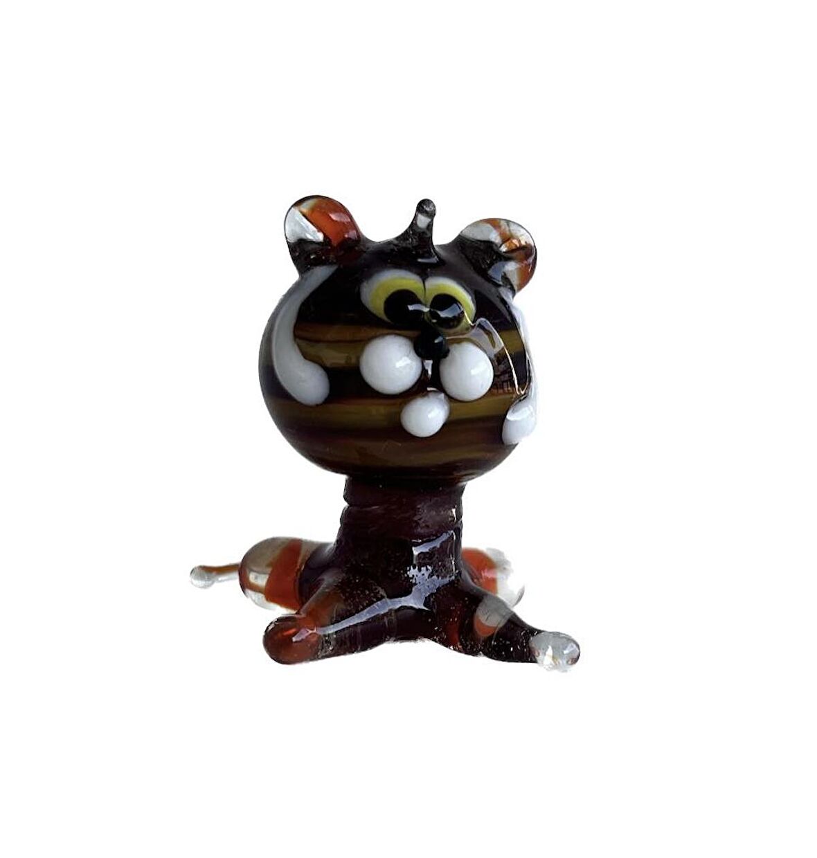 El Yapımı Murano Cam Kedi Biblo A55-03