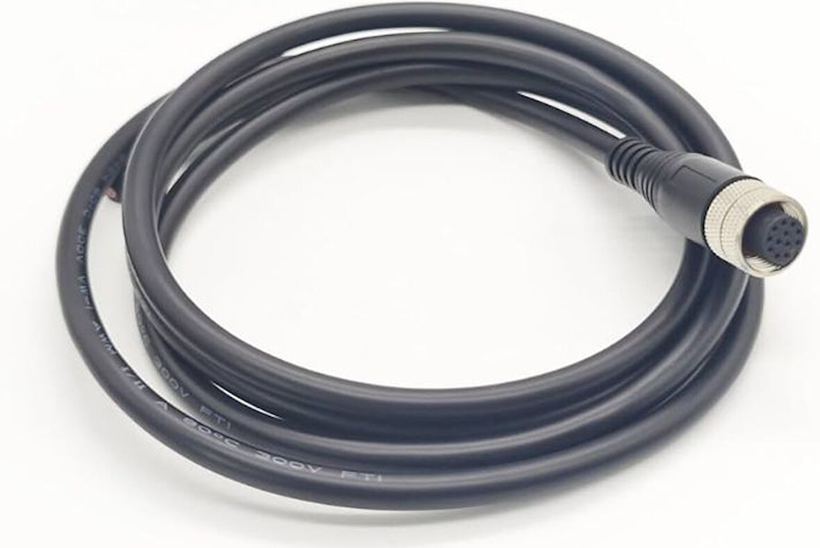 Vc VK002111 M12 Plc Güç Kablosu 12Pin 10 Metre