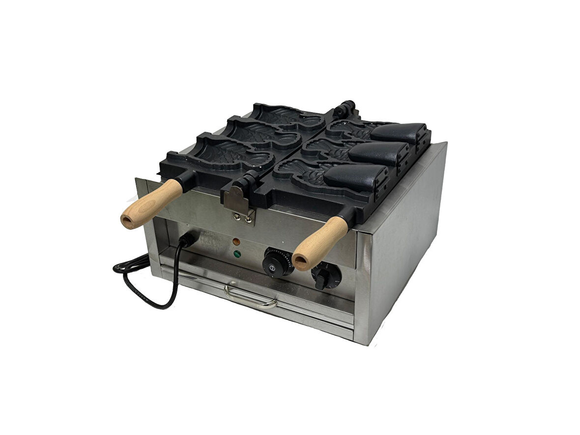 FY-1103B Endüstriyel Taiyaki Waffle Makinesi 2000W