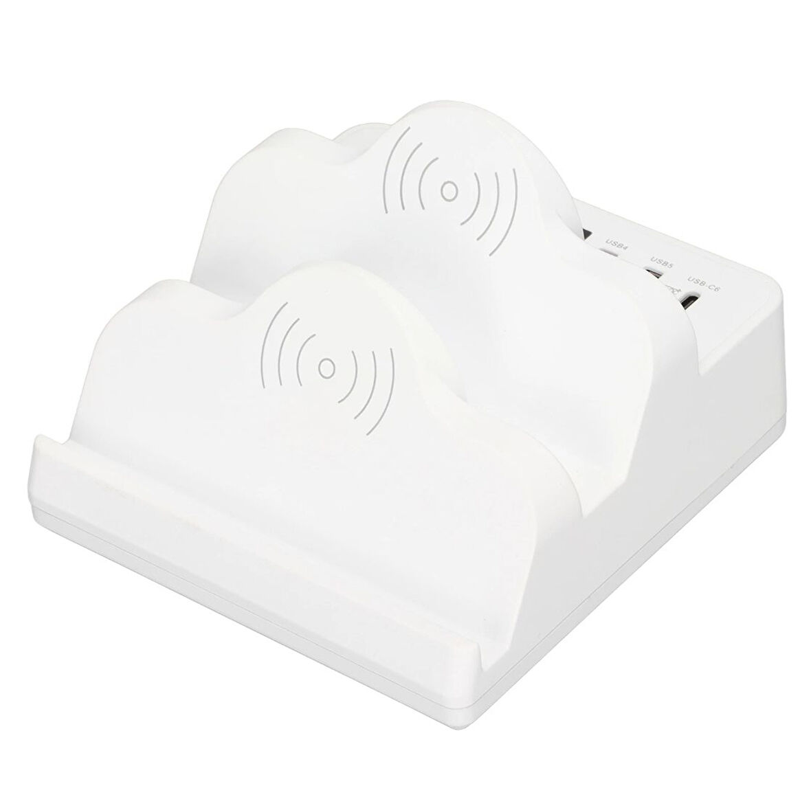 6 Port Usb Dual Kablosuz Şarj Cihazı 80W