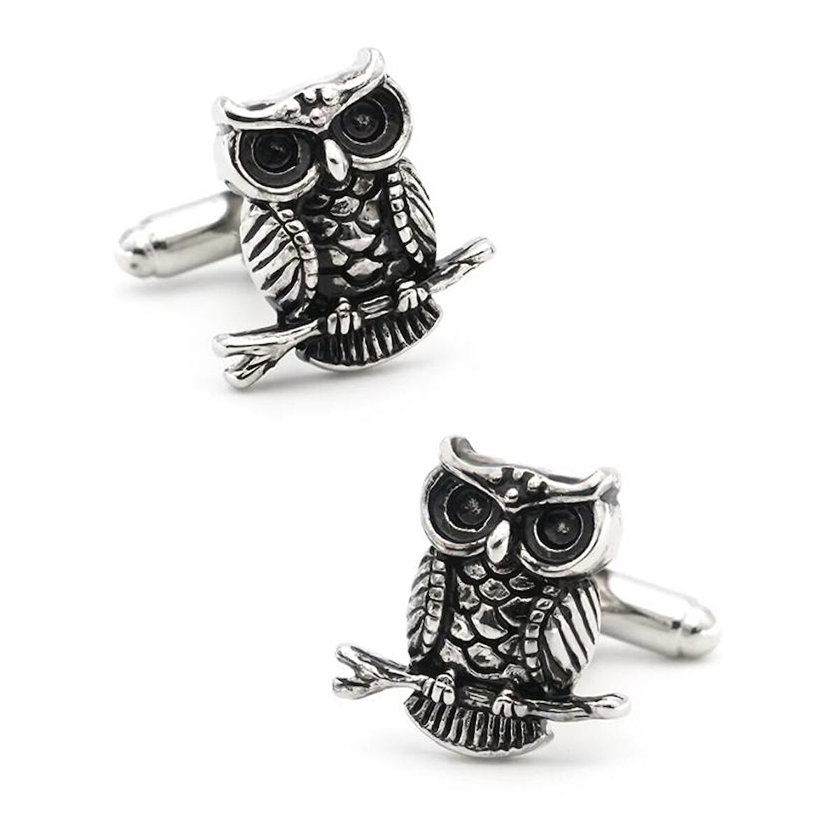 Baykuş Tasarım Erkek Gömlek Kol Düğmesi