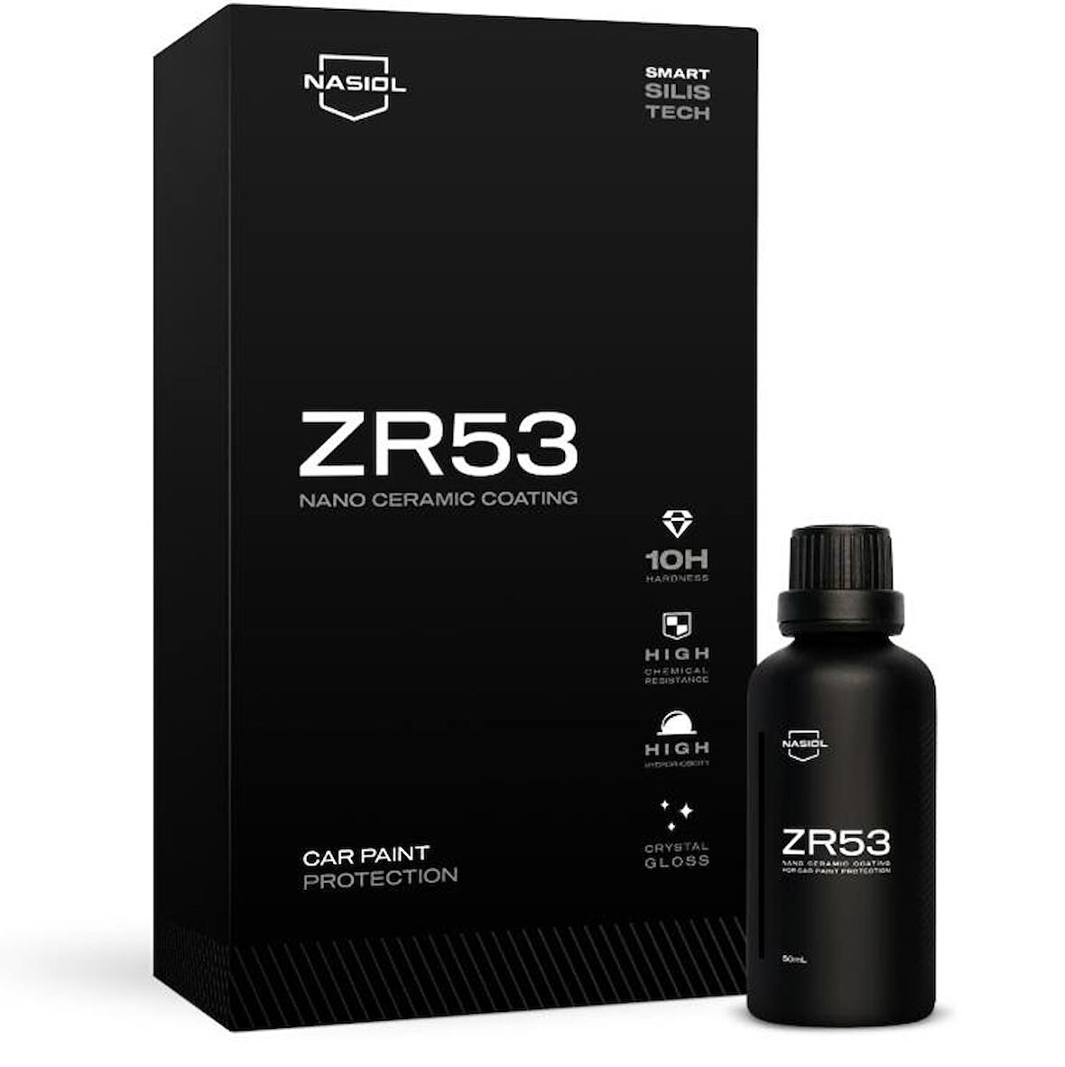 Nasiol ZR53 Araç Nano Seramik Kaplama ve Boya Koruma 50ml