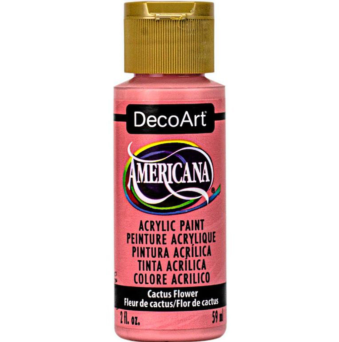 Decoart Americana Cactus Flower Kırmızı Akrilik Boya 2oz DA384