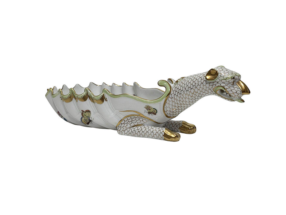 Herend 7760 Kraliçe Victoria VBA El Boyama Porselen Küllük