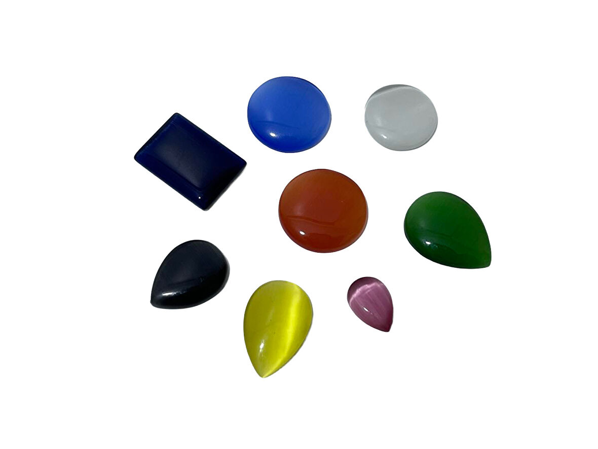 Kabaşon Kesim Kuvars Doğal Taş 19,50 Gram Lot 11