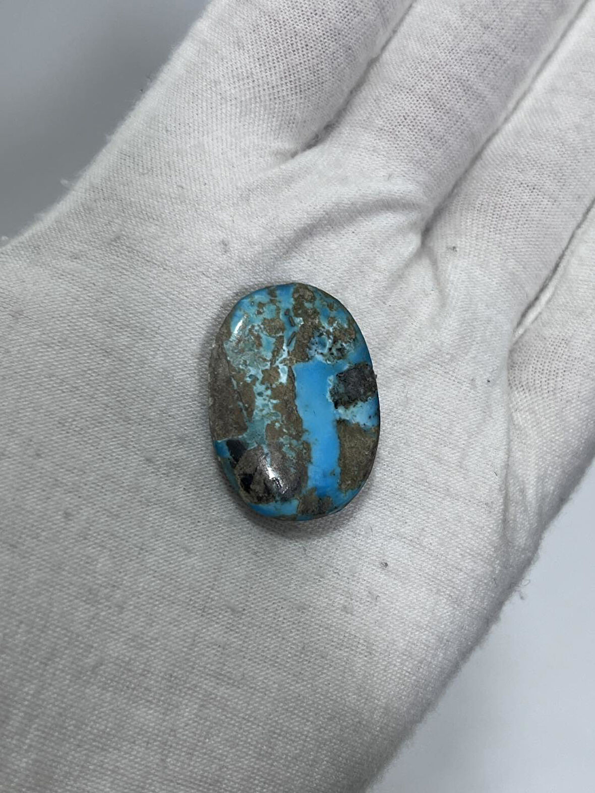 Doğal İran Nişabur Firuze (Turkuaz) Taşı  35,8 Karat - 7,17 Gram