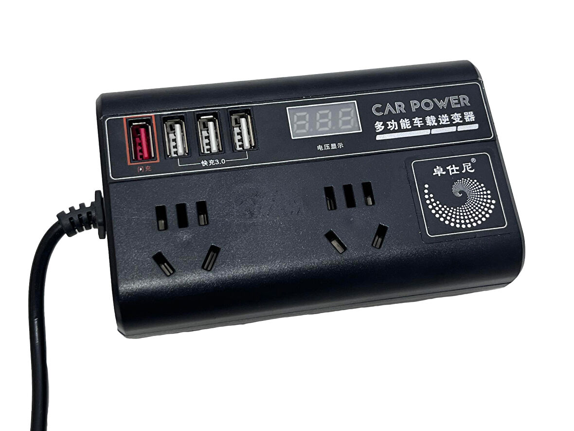 Araç Tipi Güç İnverteri 12V 220V 