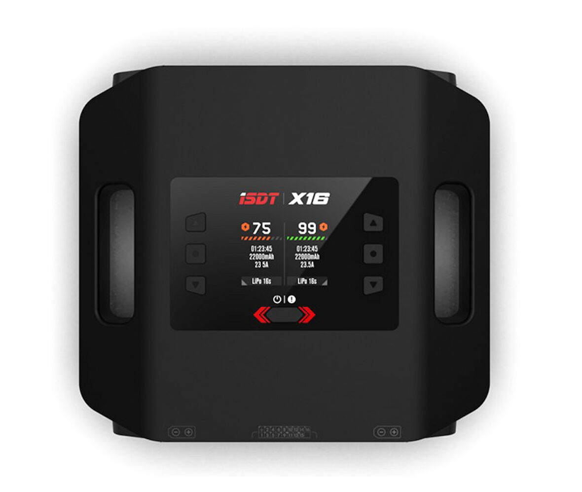 ISDT X16 Akıllı Çift Kanal LiPo Şarj Cihazı 2-16S 20A 1100W