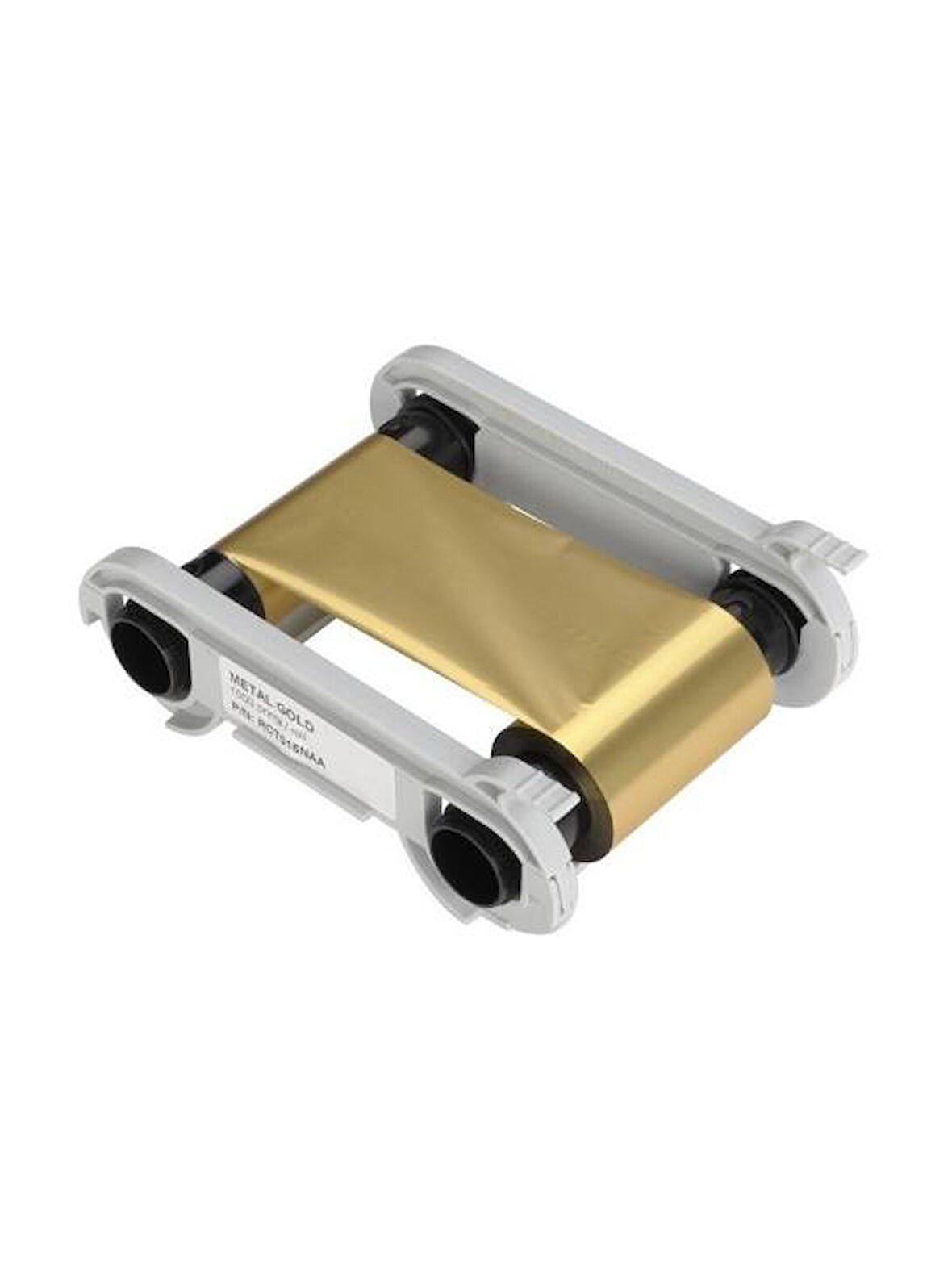 Evolis RCT016NAA Metalik Altın Monokrom Ribon
