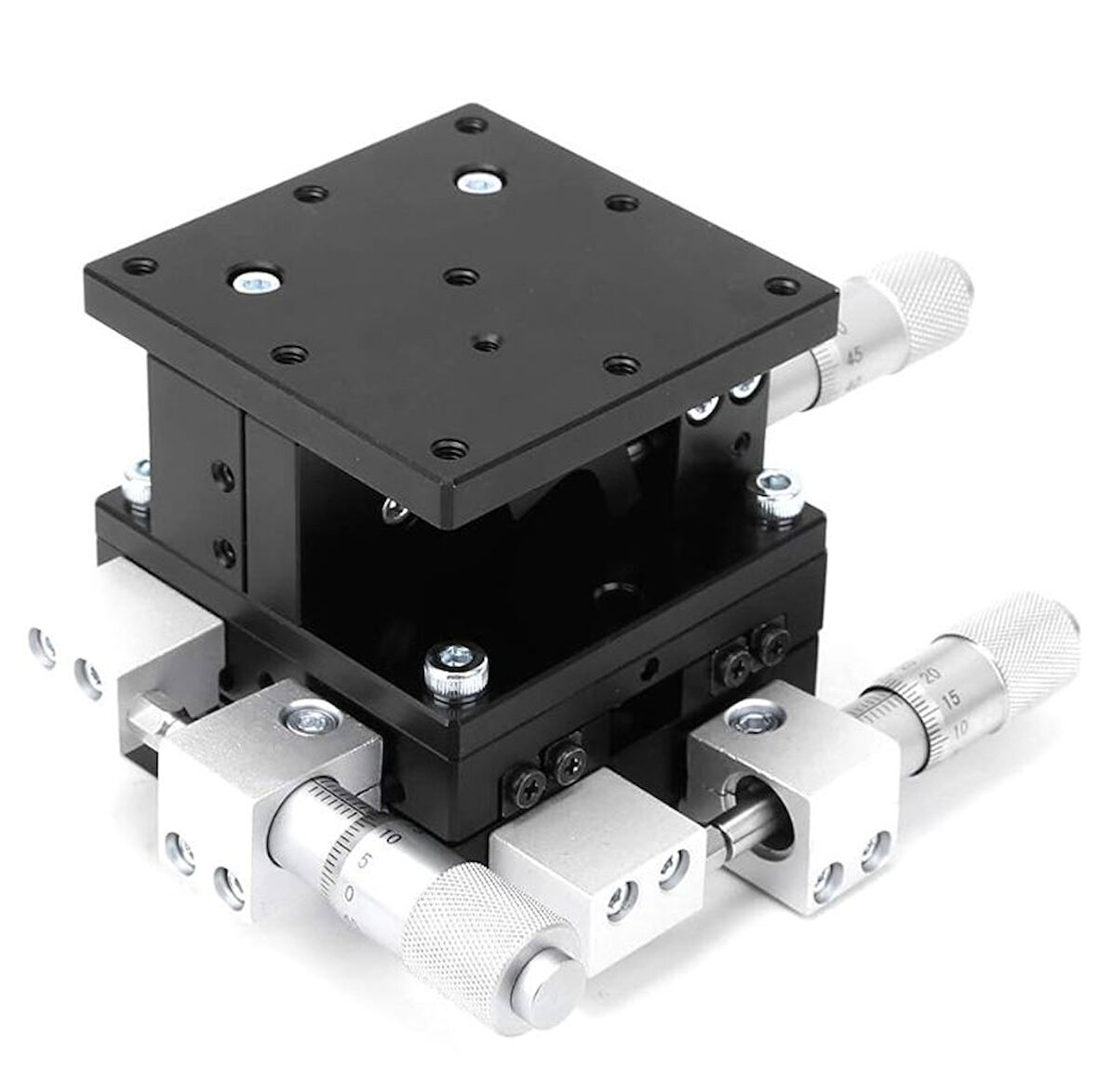 LD60-LM 3 Eksenli Hassas Pozisyonlama Manuel Ayar Platformu