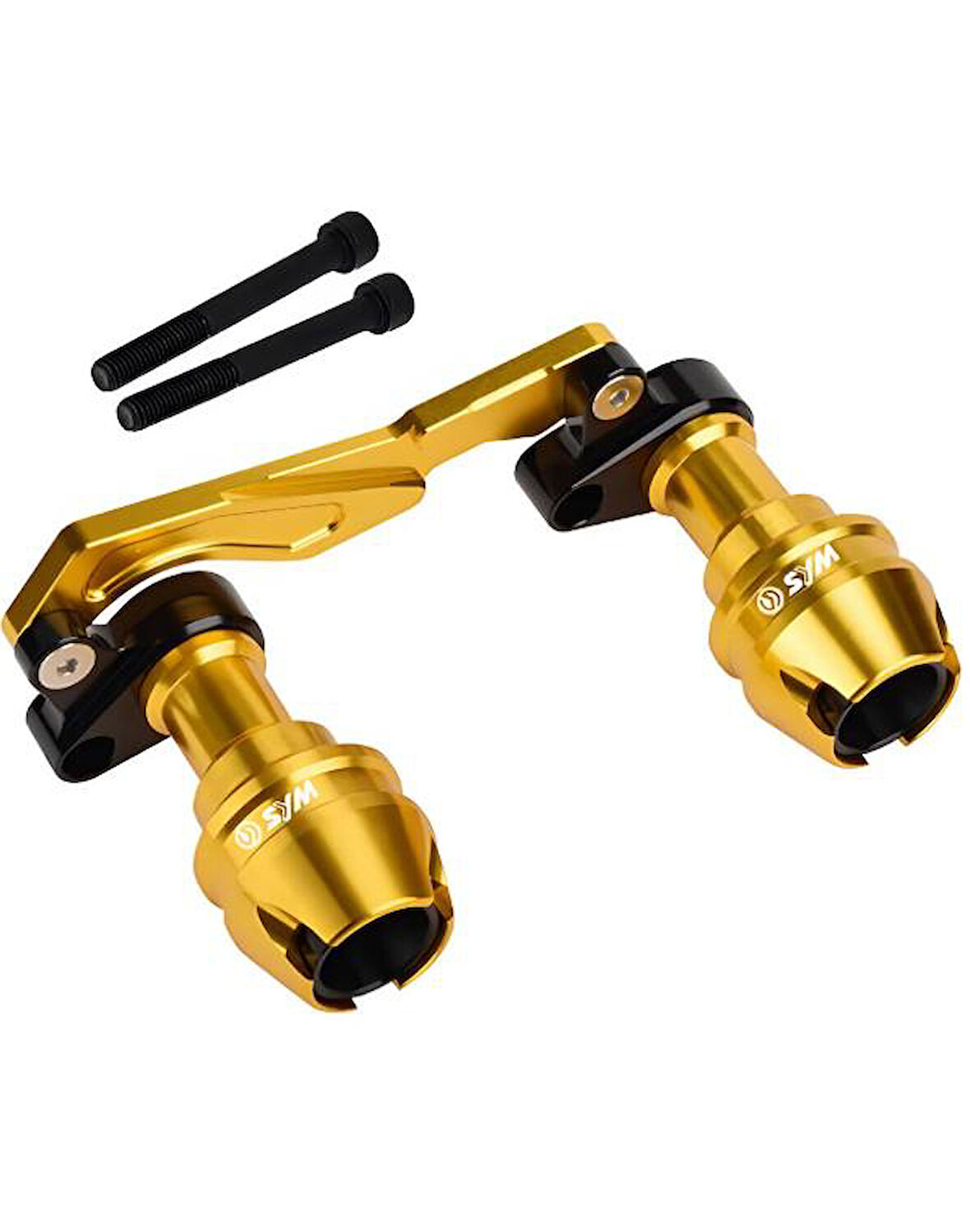 Motosiklet Universal Çiftli Egzoz Koruma Takozu