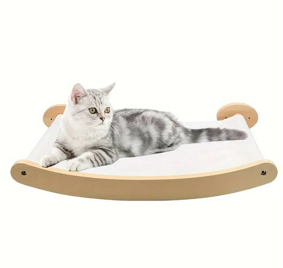 CW372-010 Duvara Monte Bezli Kedi Hamağı 47x30x12cm (1 Adet)