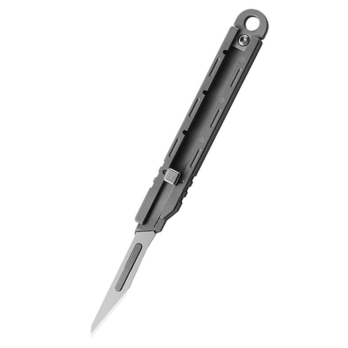 Titanyum Alaşım Geri Çekilebilir Mini Neşter 11 Numara (10 Adet Yedek Bıçaklı)