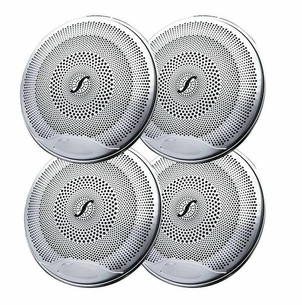 Burmester W205 W213 Uyumlu Krom Hoparlör Kapak 4 Adet