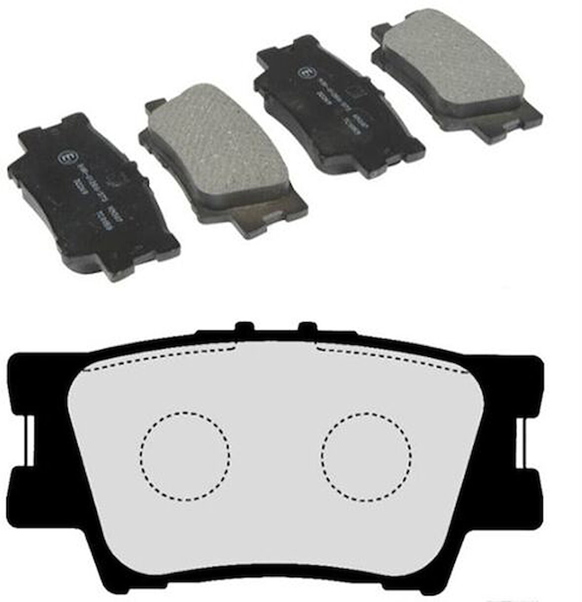 Hitech 010218 Arka Balata Yaris 06-RAV4 07-Camry 06-D2267 0446602220