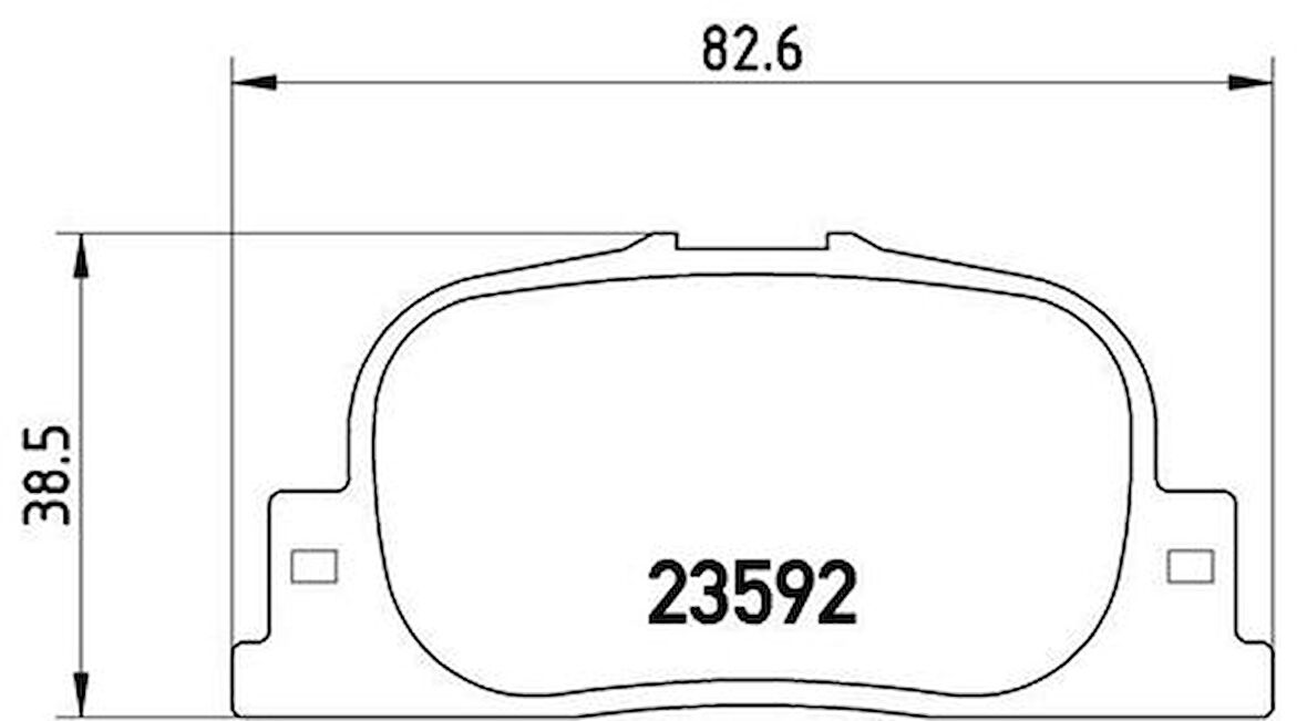 Hitech 010226 Arka Balata Geely 08-1.3 04466-32030