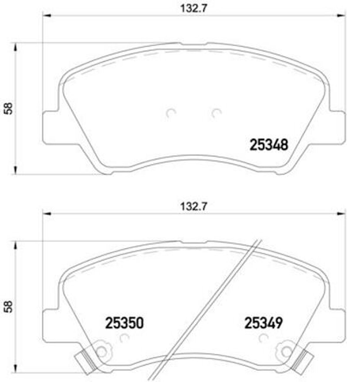 Hitech 010265 Ön Balata Elantra 18-Ionıc 16-1.6 Kia Niro 16-1.4 58101-1RA05