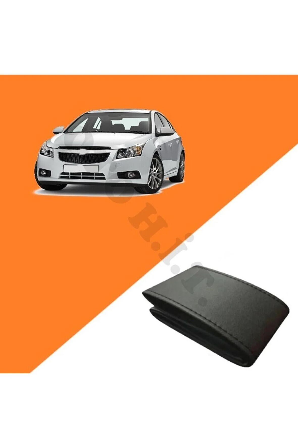 CHEVROLET CRUZE UYUMLU DERİ DİREKSİYON KILIFI KALİTELİ DİKMELİ SİYAH