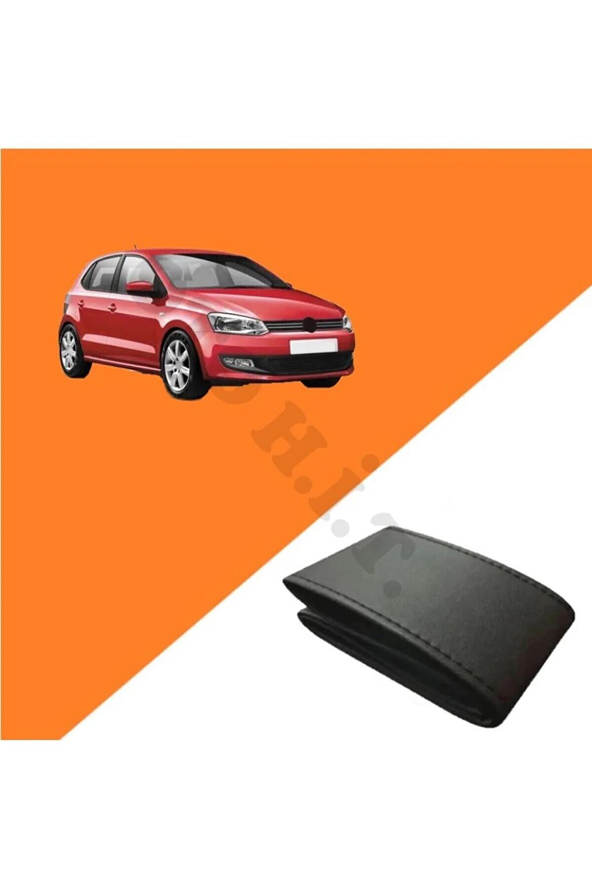 VOLKSWAGEN POLO 08-13 UYUMLU DERİ DİREKSİYON KILIFI KALİTELİ DİKMELİ SİYAH