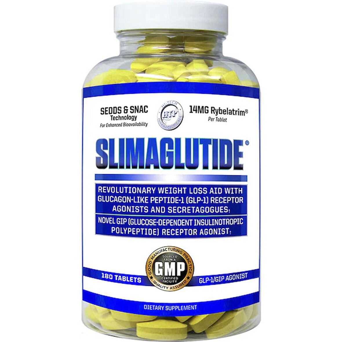 HiTech Pharmaceuticals Slimaglutide Berberine WEIGHT LOOS 180 Tablet - 60 SERVİS