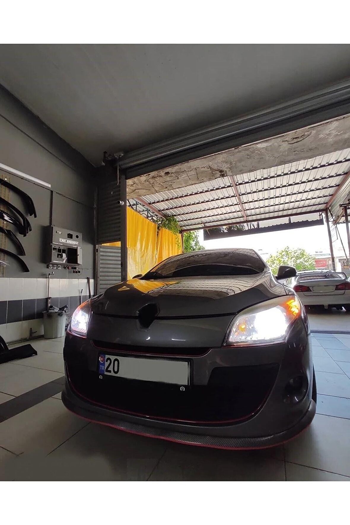 Renault Megane 3 Uyumlu Kısa Farlar Için Uyumlu Şimşek Etkili Led Xenon Beyaz Far Ampulü