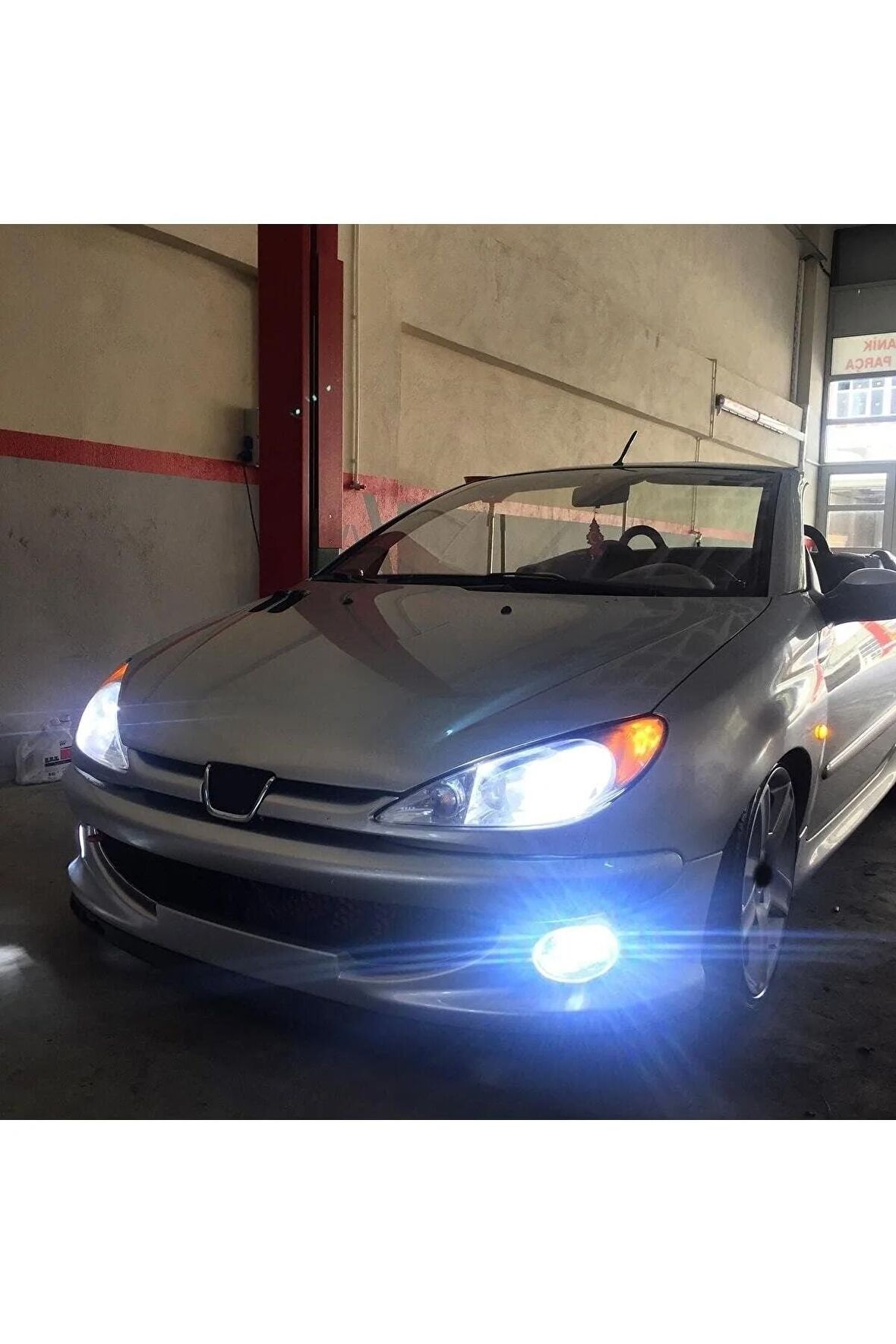 Peugeot 206 Kısa Uyumlu Şimşek Etkili Led Xenon Far Ampulü