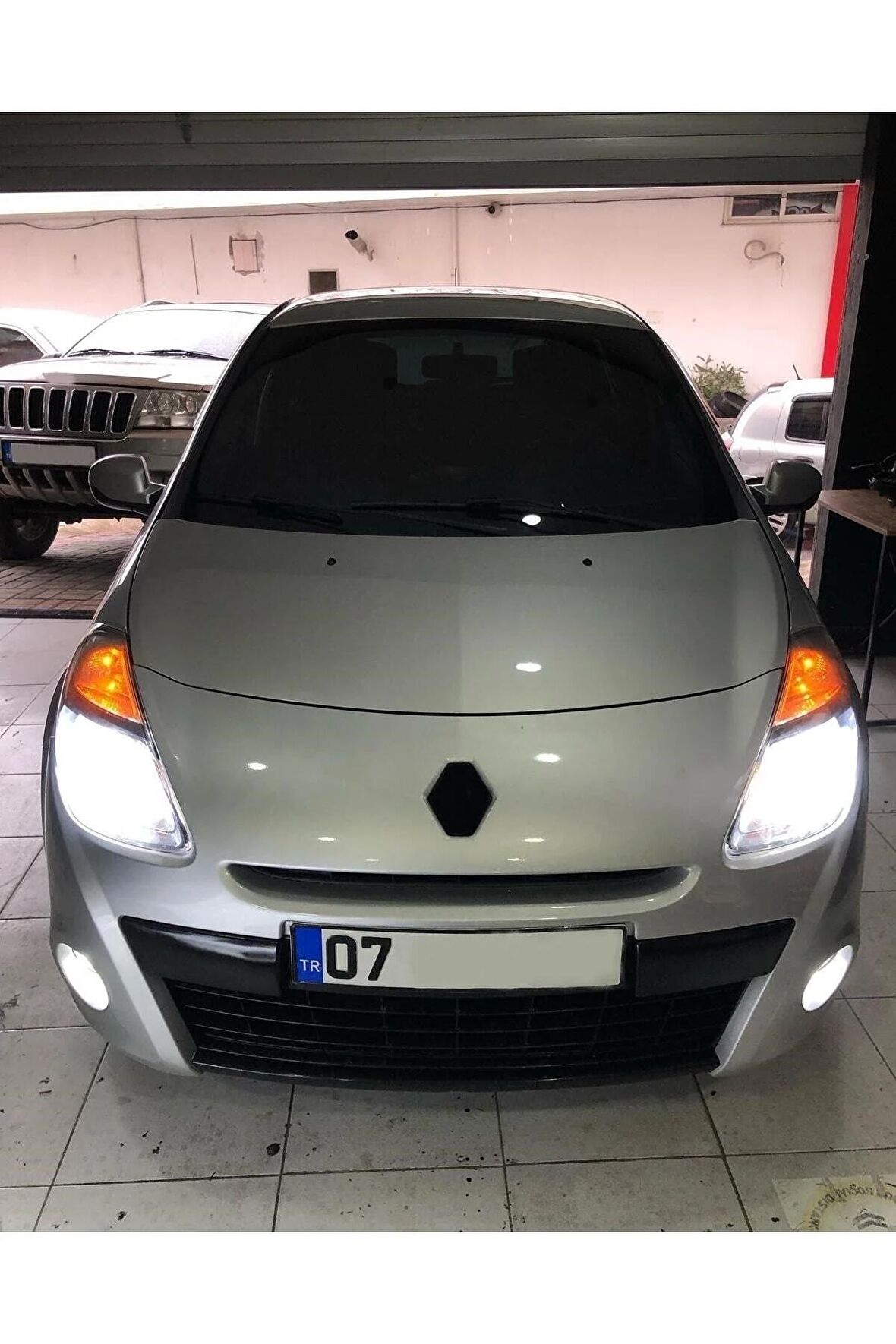 Renault Clio 3 Kısa Uyumlu Şimşek Etkili Led Xenon Far Ampulü