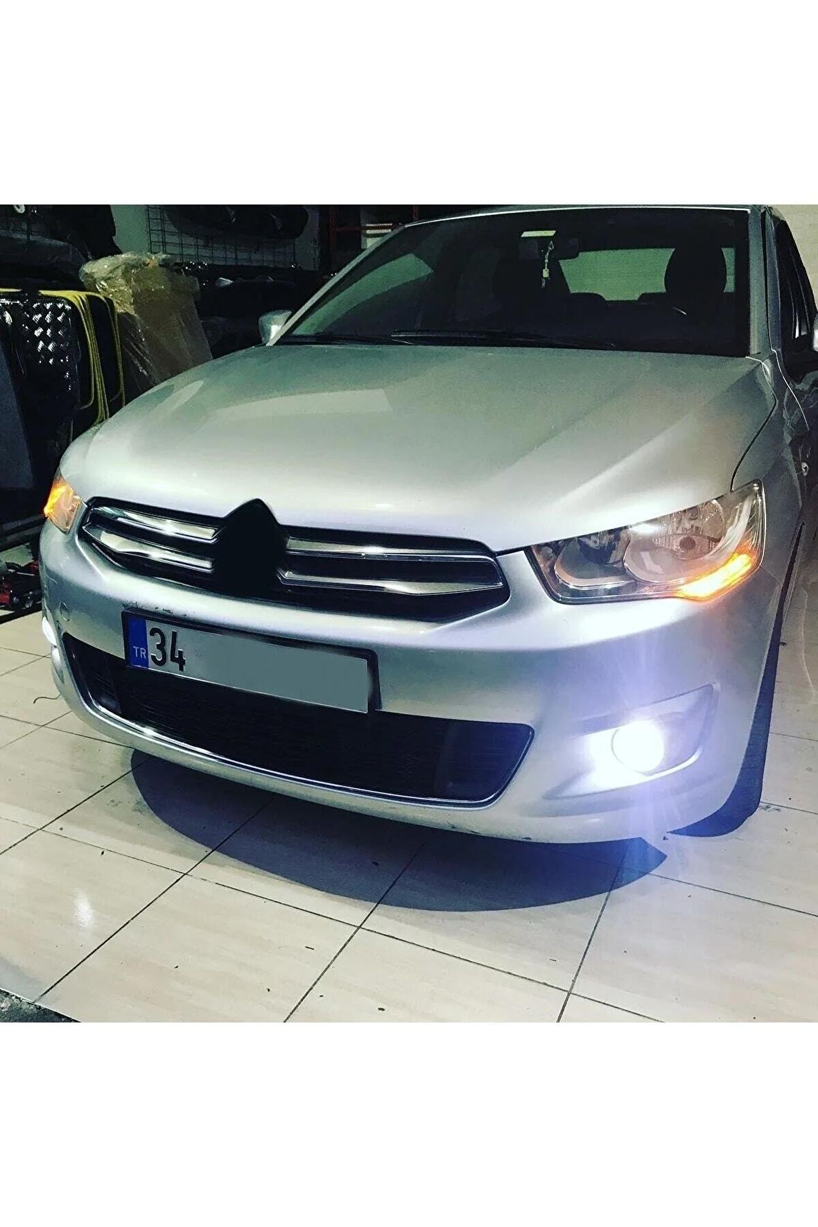 Citroen C Elysee Sis Farı Uyumlu Led Xenon
