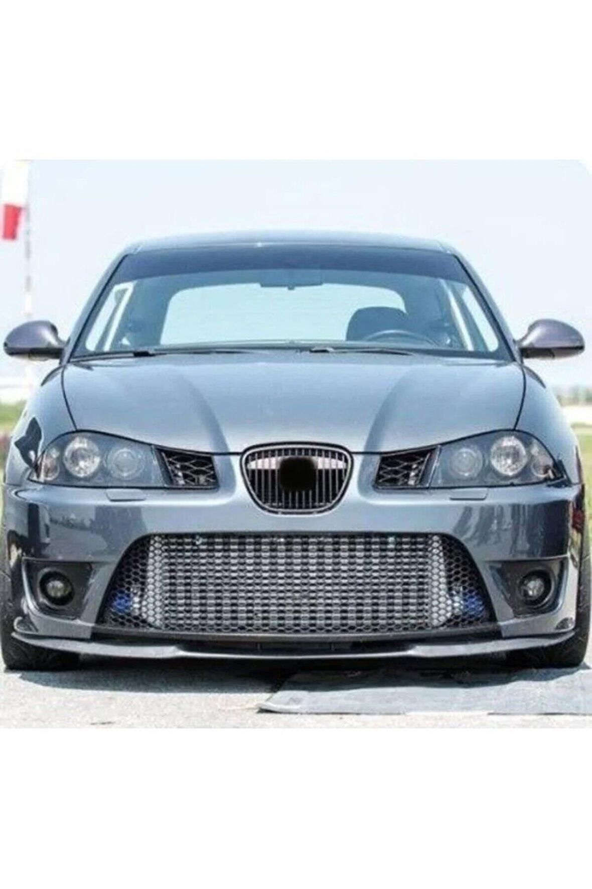 SEAT İBİZA 03-08 UYUMLU ÖN TAMPON EKİ CUPRA LİP MAT SİYAH BODY KİT