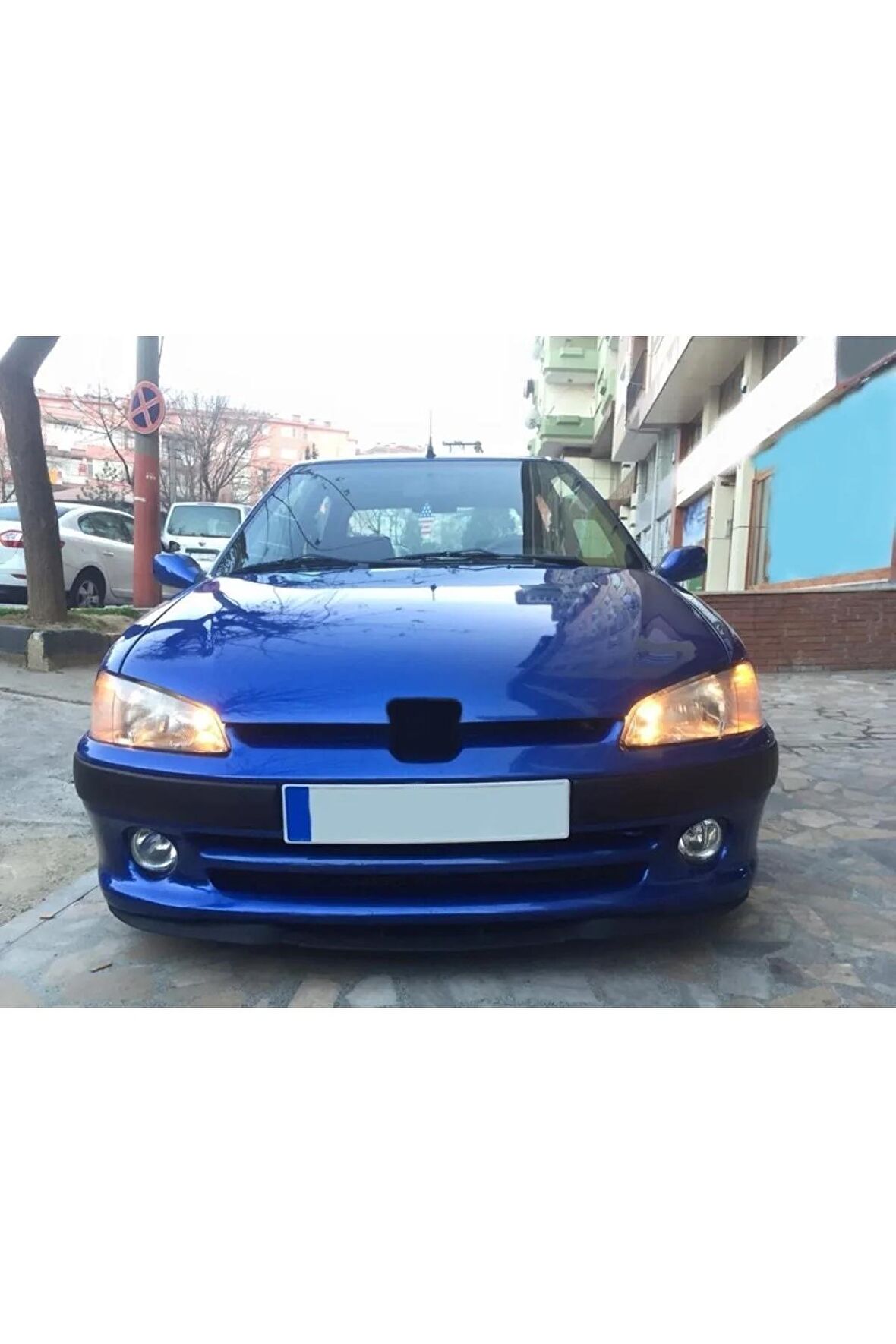 PEUGEOT 106 UYUMLU ÖN TAMPON EKİ CUPRA LİP MAT SİYAH BODY KİT