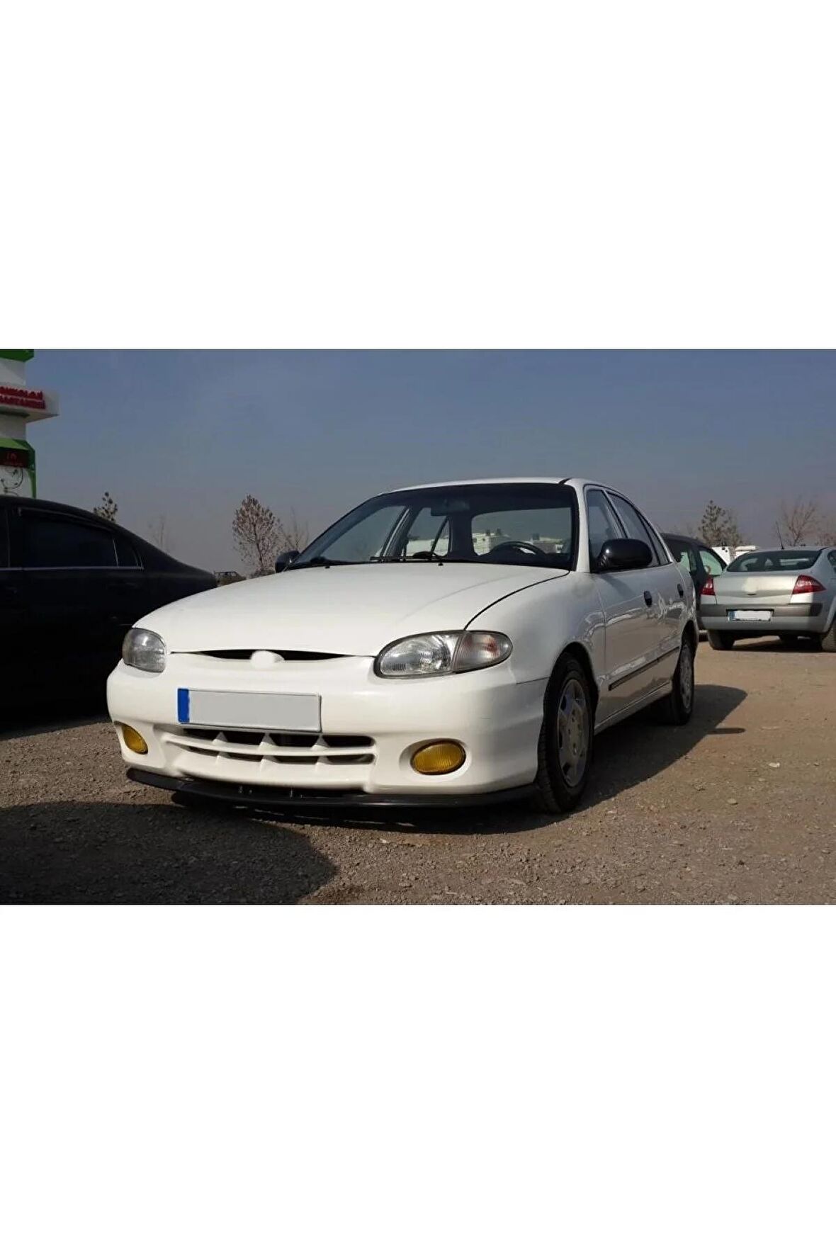 HYUNDAİ ACCENT YUMURTA KASA UYUMLU ÖN TAMPON EKİ CUPRA LİP MAT SİYAH BODY KİT