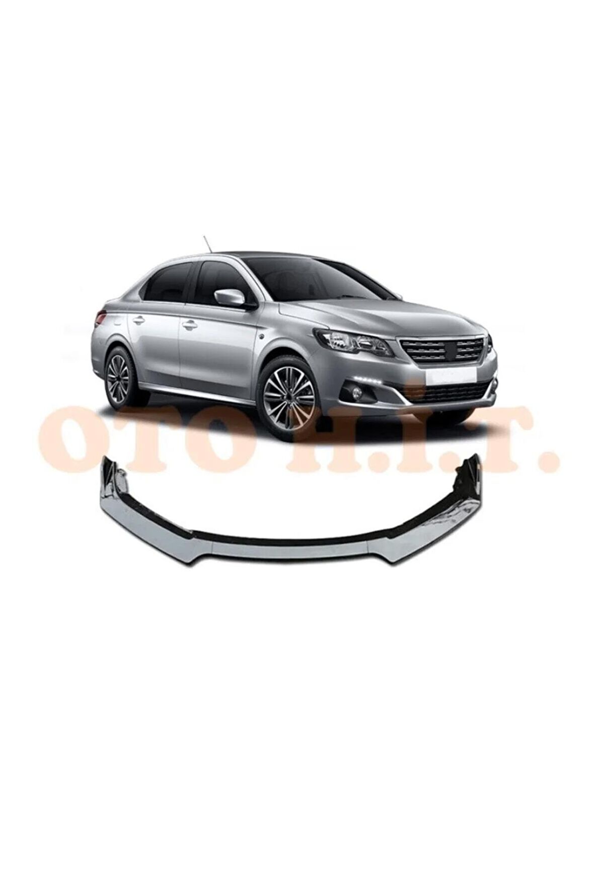 Peugeot 301 Makyajlı Uyumlu Ön Tampon Eki Bodykit Karlık Lip