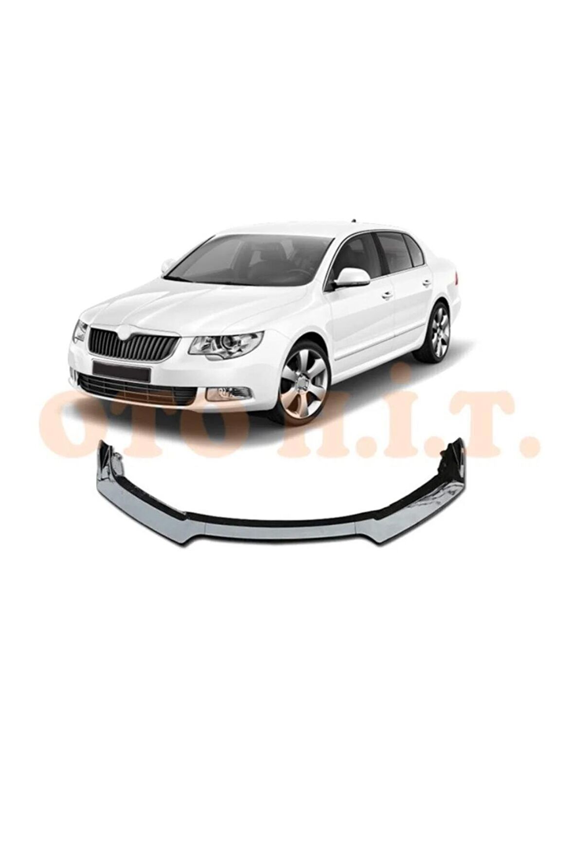 Skoda Superb Uyumlu Ön Tampon Eki Bodykit Karlık Lip