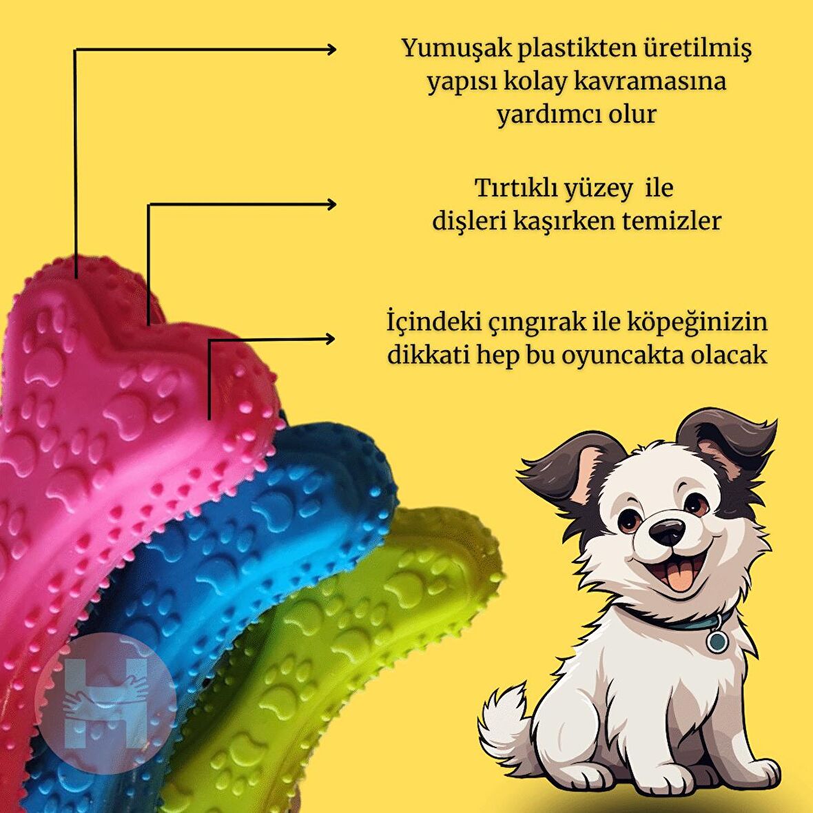 Diş Kaşıma ve Temizleme Oyuncağı Pembe