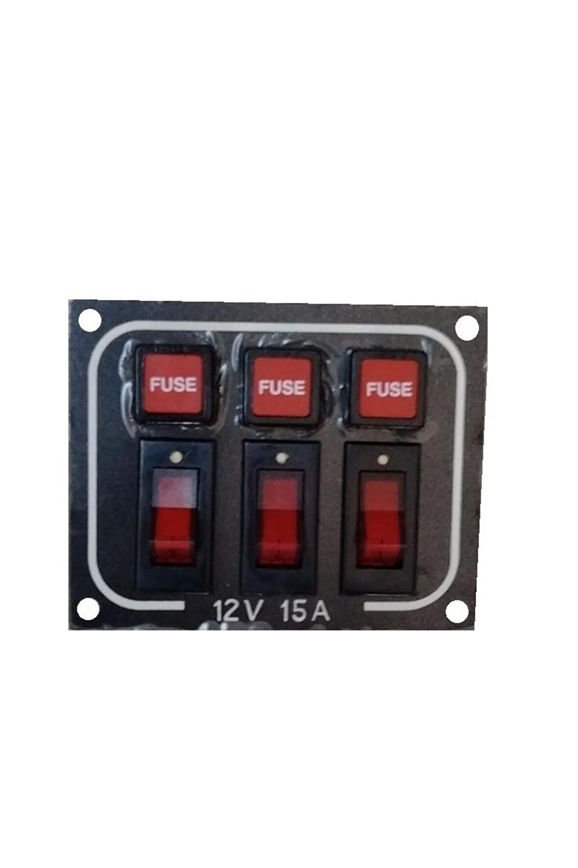 Sigorta Paneli Üçlü Yatay 70x88mm