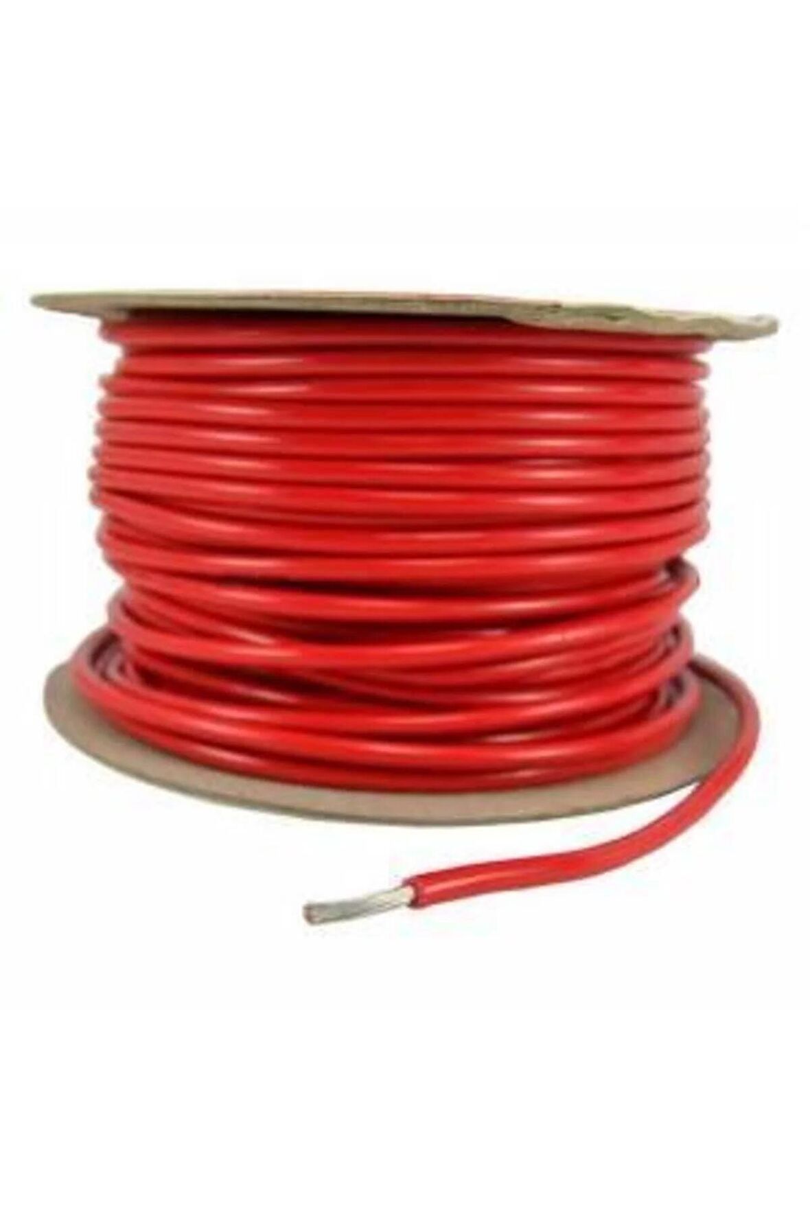 Sevtel Tekli Marin Kalaylı Güç Kablosu Kırmızı 1*6mm