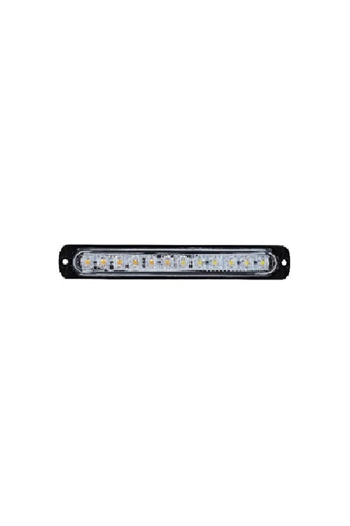 Tekne Karavan Iç Aydınlatma 12 Led Su Geçirmez Beyaz Slim Model